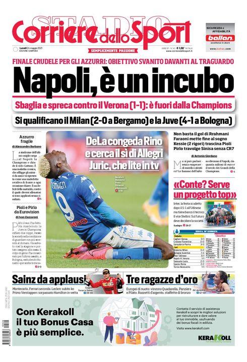 Rassegna stampa, CDS Campania: “Napoli, è un incubo”