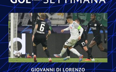 Il gol di Di Lorenzo candidato tra i migliori della settimana di Champions League